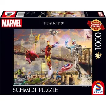 Thomas Kinkade Studios: Marvel - Iron Man, 1000 dalių dėlionė