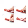 Prievado blokatorius DeLOCK 20929 RJ45 10 vnt. Raudonas