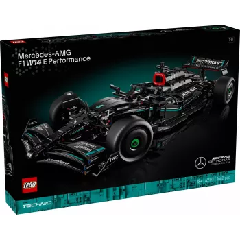 LEGO Technic modelio rinkinys Mercedes‑AMG F1 W14 E Performance — 1 432 detalės, rekomenduojamas amžius 18+