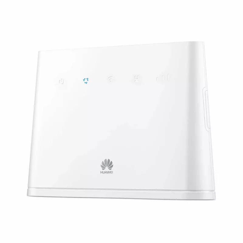 Belaidis stalinis maršrutizatorius HUAWEI B311-221 Vienos juostos 2,4 GHz Wi‑Fi 4 (802.11n), Gigabit Ethernet, 4G LTE, SIM lizdas, RJ-11, 12V 1A, baltas