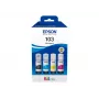 Rašalo kasečių rinkinys Epson EcoTank 103 — Originalių 4 spalvų rinkinys (Juoda, Žydra, Purpurinė, Geltona), Juoda 4500 psl., Spalvota 7500 psl.
