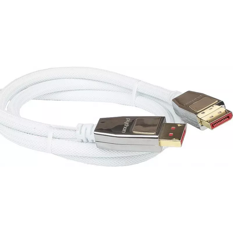 PYTHON jungiamasis kabelis DisplayPort 1.4 10m 8K UHD-2 a60Hz auksuotas OFC - kabelis - skaitmeninis / vaizdo / ekrano