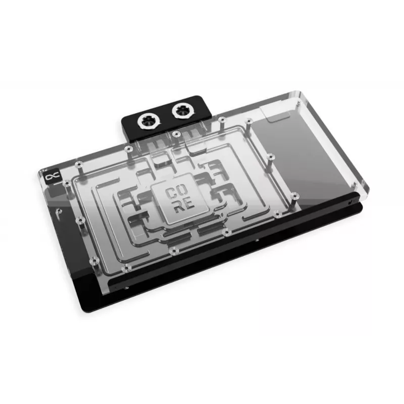 Galinė plokštė Alphacool 10270 Akrilas Aliuminis Chromas Varis Nailonas Juoda Skaidri