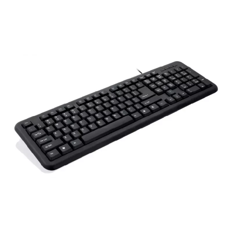 iBox OFFICE KIT II klaviatūra, pelė įtraukta, USB, QWERTY, anglų, juoda