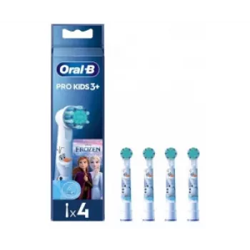 Pakaitinės dantų šepetėlių galvutės BRAUN Oral‑B 805879 — 4 vnt. pakuotė (vaikiškos temos: Spiderman/Frozen)