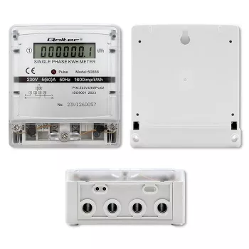 Vienfazis elektroninis energijos suvartojimo skaitiklis 230 V LDC