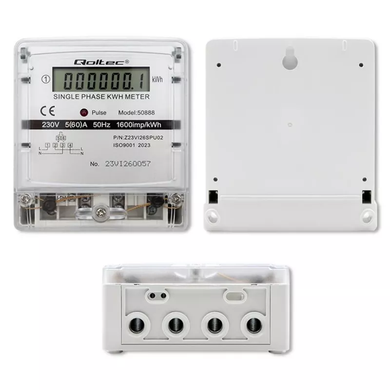 Vienfazis elektroninis energijos suvartojimo skaitiklis 230 V LDC