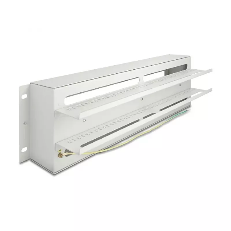 Automatinio jungiklio skydas DeLOCK 67196 Metalinis pilkas 132mm plotis
