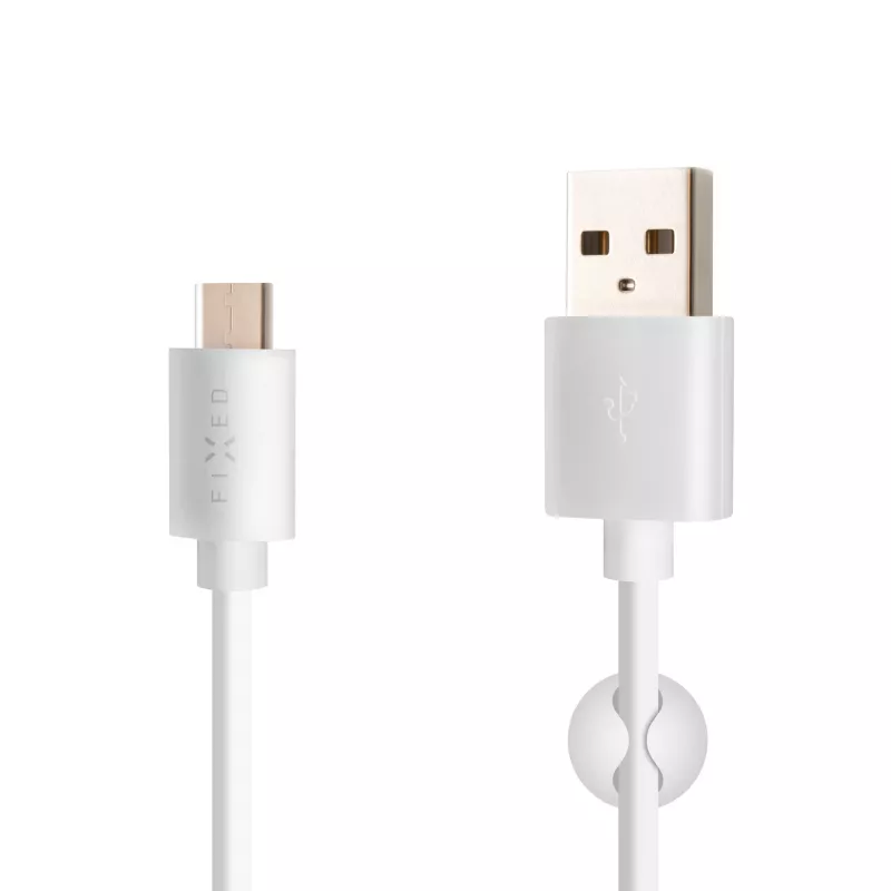 USB į USB-C duomenų ir įkrovimo laidas FIXED FIXD-UC2M-WH — 2,0 m, baltas