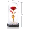 Amžina rožė stikle Extralink Home, raudonas LED švytėjimas