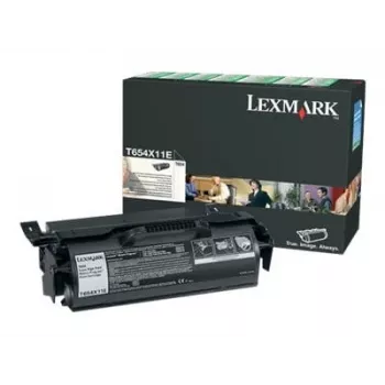 Toner Lexmark T654X11E 30000 puslapių Juoda