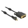 Vaizdo kabelio adapteris DeLOCK 83725 Mini DisplayPort į DVI-D 1m juodas