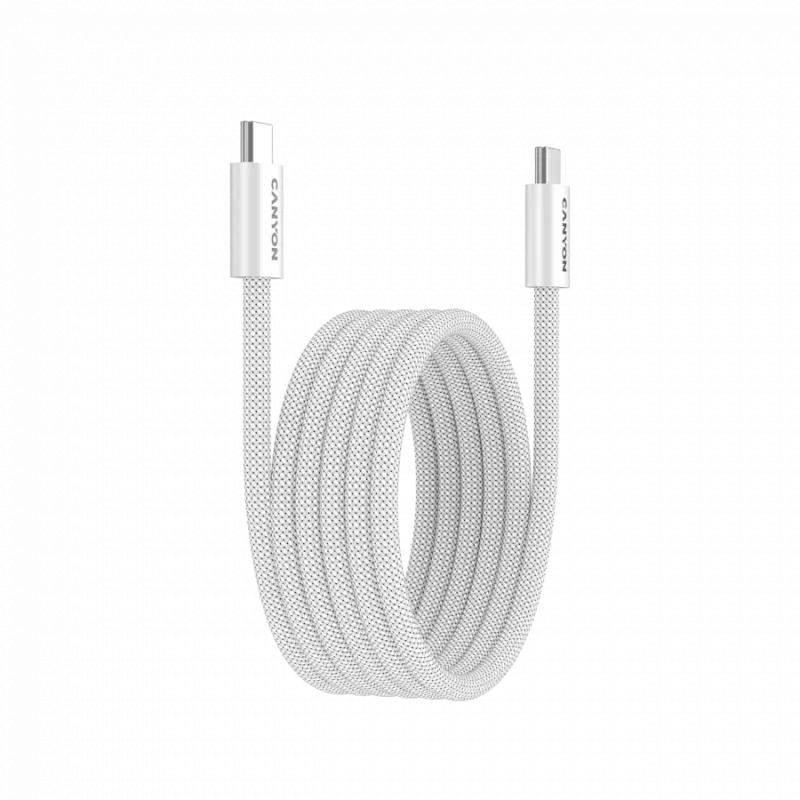CANYON kabelis OnWire 60MG C-C 60W Magnet Pintas 1m Baltas