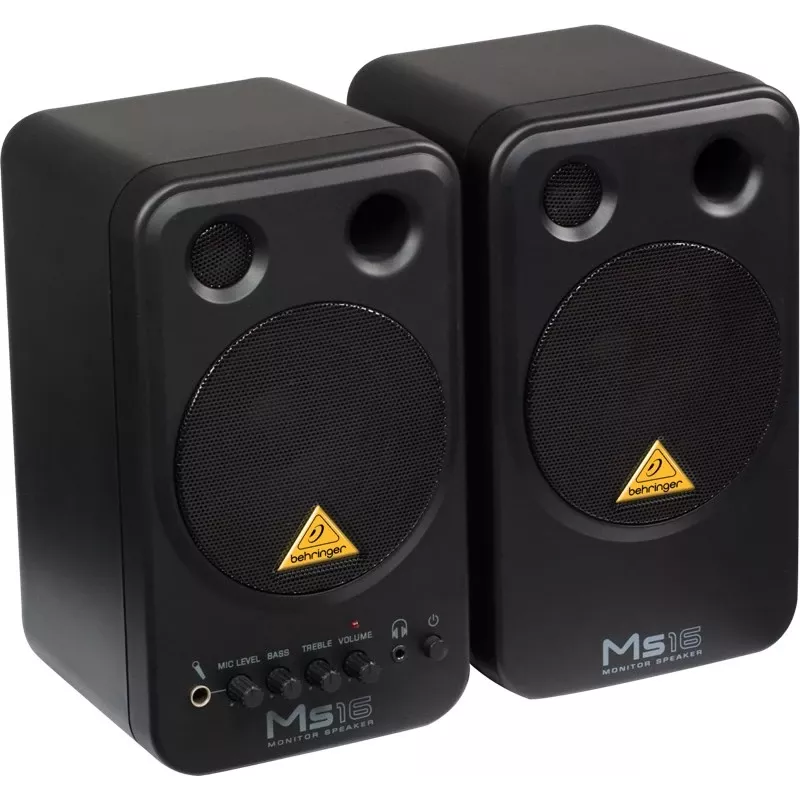 Behringer MS16 garsiakalbis 2 juostų juodas laidinis 16 W