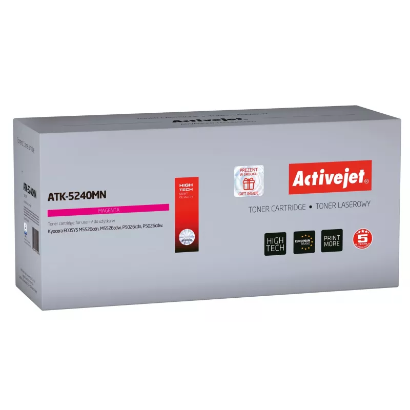 Activejet ATK-5240MN toneris (pakaitalas Kyocera TK-5240M; Supreme; 3000 puslapių; purpurinė)
