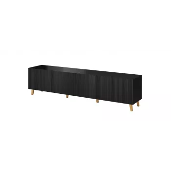 Cama RTV spintelė PAFOS 200x42x52 juodas matinis