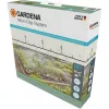 „Micro-Drip-System“ laistymo rinkinys daržui/gėlynui 60 m², lašintuvas juodas/pilkas, modelis 2023