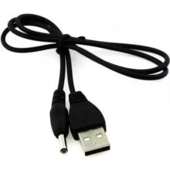 ALLNET USB_DC_5.5MM_1M universalus juodas maitinimo šaltinis ir įtampos keitiklis (USB_DC_5.5_90°_1m)