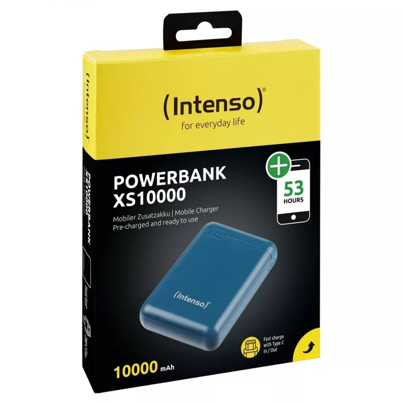 Intenso XS10000 ličio polimero (LiPo) 10000 mAh naftos spalva