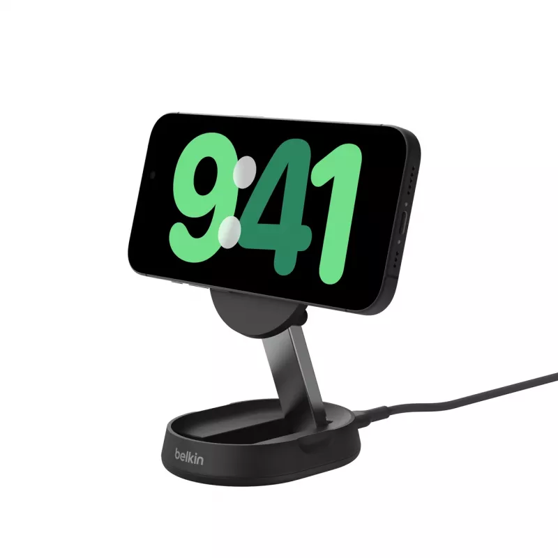 Belaidis įkroviklis Belkin BoostCharge Pro WIA008btBK greitas įkrovimas patalpoms išmanusis telefonas juodas