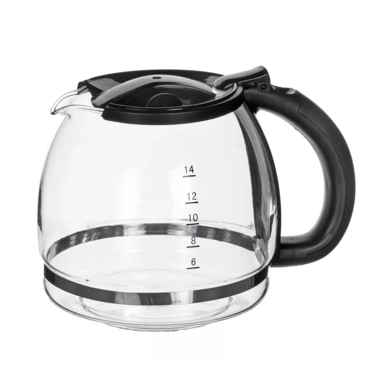 Kavos virimo aparatas CLATRONIC KA 3473, 1,5 l vandens talpykla, 14 puodelių talpa, juodas