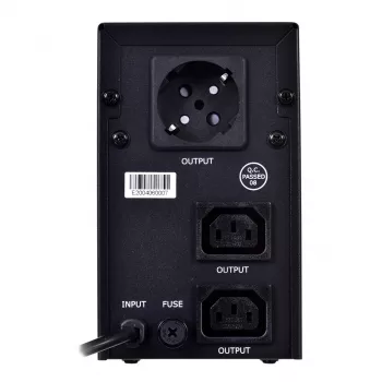 Gembird EG-UPS-034 nepertraukiamo maitinimo šaltinis (UPS) Line-Interactive 1500 VA 900 W 3 kintamosios srovės lizdai (-ų)