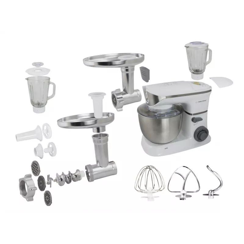Food Processor Esperanza EKM025 1000 W 5 L Nerūdijantis plienas Balta