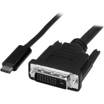 Microconnect USB3.1CDVI18B 1,8 m USB C į DVI-D juodas vaizdo kabelis-adapteris (USB3.1CDVI18B)