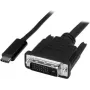 Microconnect USB3.1CDVI18B 1,8 m USB C į DVI-D juodas vaizdo kabelis-adapteris (USB3.1CDVI18B)
