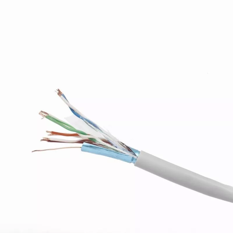 Tinklo kabelis GEMBIRD CAT5e F/UTP (FTP) 100 m, 24 AWG, pilkas