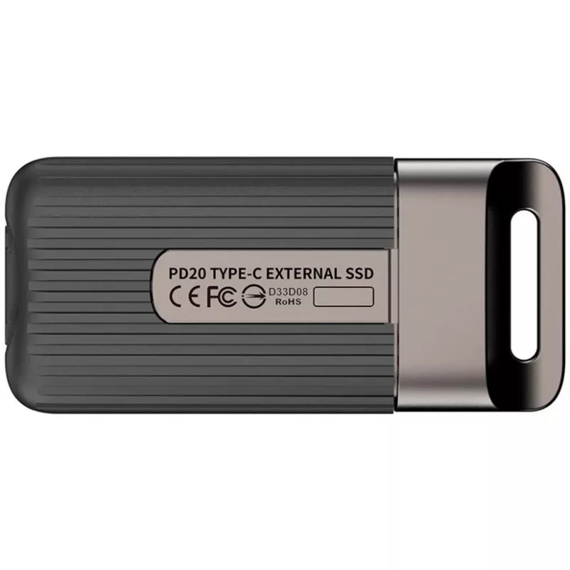 Išorinis SSD Team Group PD20 Mini 1 TB, nešiojama NVMe USB-C atmintinė