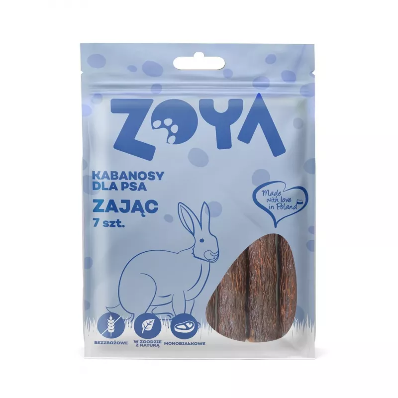 ZOYA Kiškio dešrelės - skanėstas šunims - 7 vnt.