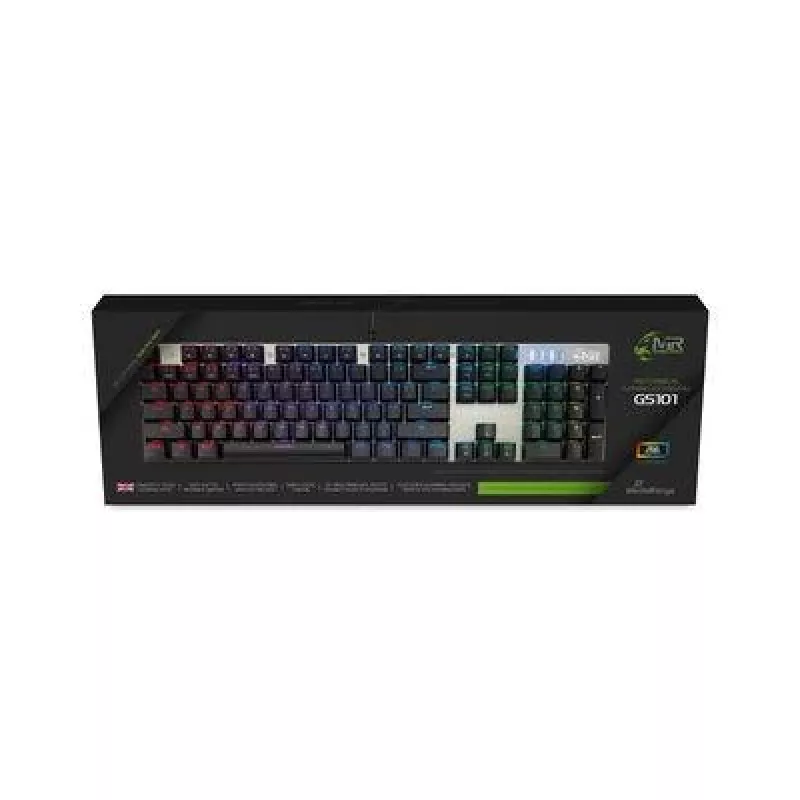 Klaviatūra GS101 JUODA/SIDABRINĖ/MRGS101-UK Mediarange