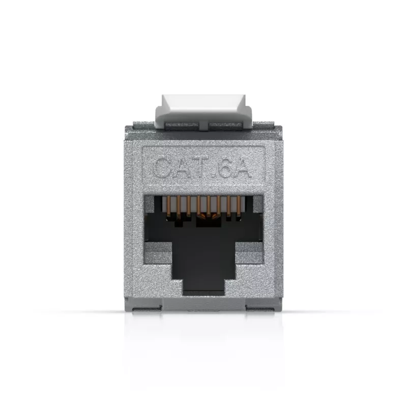 Ubiquiti UACC-Keystone-Jack-C6A RJ-45 Plokščias Metalinis Keystone Lizdas