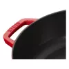 Staub Roaster Chistera 28cm apvalus vyšninės raudonos spalvos 40511-474-0 405114740 (40511-474-0)