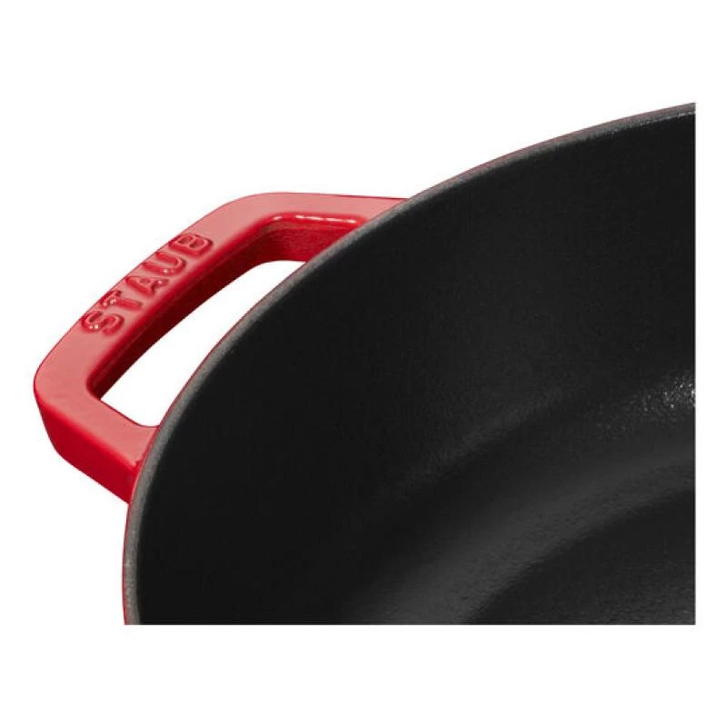 Staub Roaster Chistera 28cm apvalus vyšninės raudonos spalvos 40511-474-0 405114740 (40511-474-0)