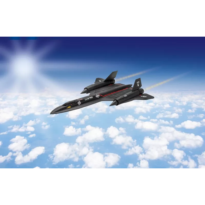 Revell 1/110 mastelio Lockheed SR-71 Juoda Bird Easy Click modelio rinkinys