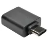 Eaton Tripp Lite Series USB 3.1 Gen 1.5 Adapter USB-C į USB Type A M/F 5 Gbps planšetinis kompiuteris išmanusis telefonas - USB adapteris - USB Type A (M) į 24 kontaktų USB-C (M) - USB 3.1 - Juoda (U428-000-F)