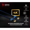 Savio GCL-02 HDMI kabelis 1,8 m HDMI A tipo (standartinis) juoda, mėlyna
