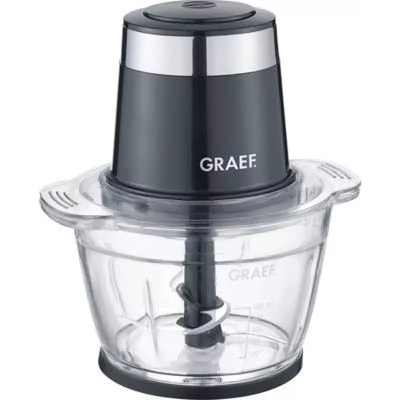 Graef CH502EU smulkintuvas stiklinis, juodas (CH502EU)
