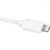USB 2.0 adapterio laidas, USB-A kištukas > Lightning kištukas (balta, 2,0 metro)