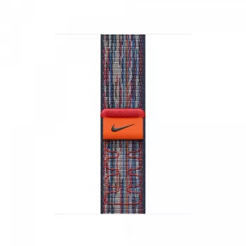 40 mm mėlynas/raudonas Nike Sport Loop