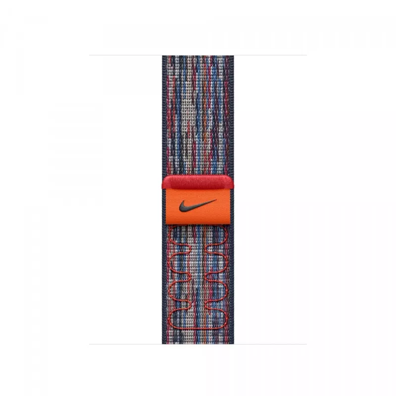 40 mm mėlynas/raudonas Nike Sport Loop