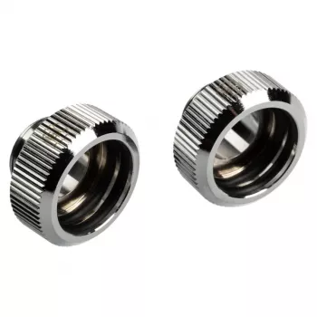 Adapteris G1/4 colio išorinis sriegis prie 16 mm kieto vamzdelio BitsPower Touchaqua TA-FH16-GS, 2 vnt., sidabrinis