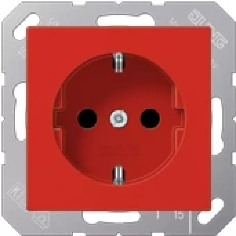 Jung SCHUKO lizdas 16A 250V su apsauga nuo prisilietimo A 1520 BF KI RT (A1520BFKIRT)