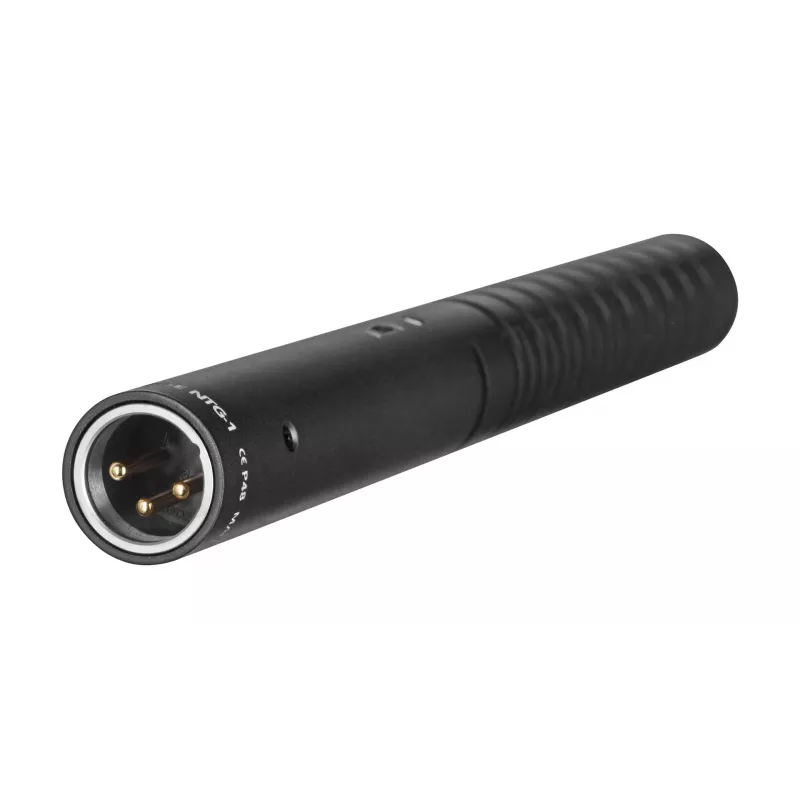 RØDE NTG1 mikrofonas, juodas, skaitmeninis vaizdo kameros mikrofonas