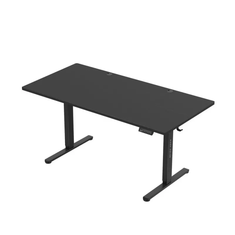 Reguliuojamo aukščio elektrinis žaidimų stalas Mark Adler MA-Leader 7.6, juodas – 160×80 cm, 72–118 cm, maks. 70 kg