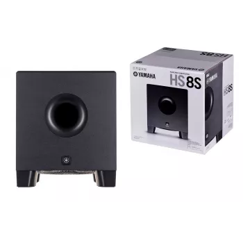 Yamaha HS8S žemų dažnių garsiakalbis, juodas 150 W