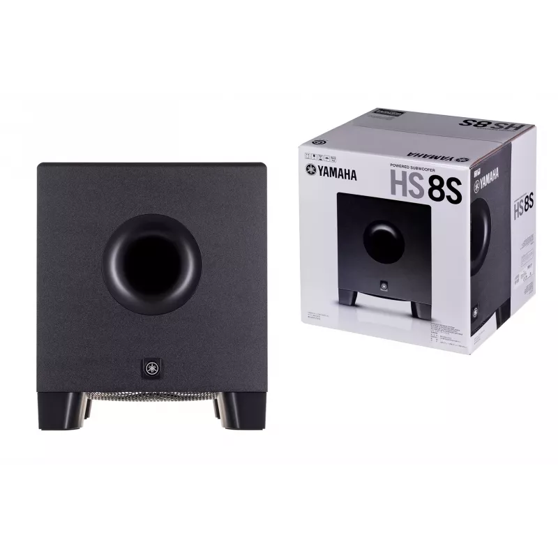 Yamaha HS8S žemų dažnių garsiakalbis, juodas 150 W