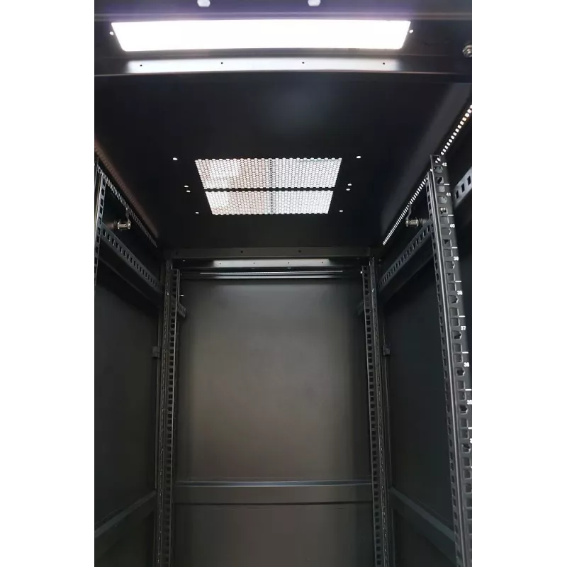 Laisvai stovintis stovas Extralink Rackmount spintelė 42U 600x800 Juoda